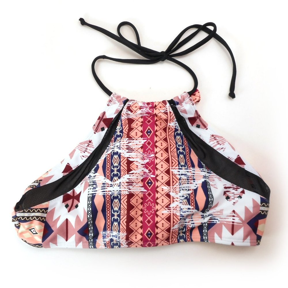 Cupshe Halter Bikini Swim Top Women's Size M Southwest Print